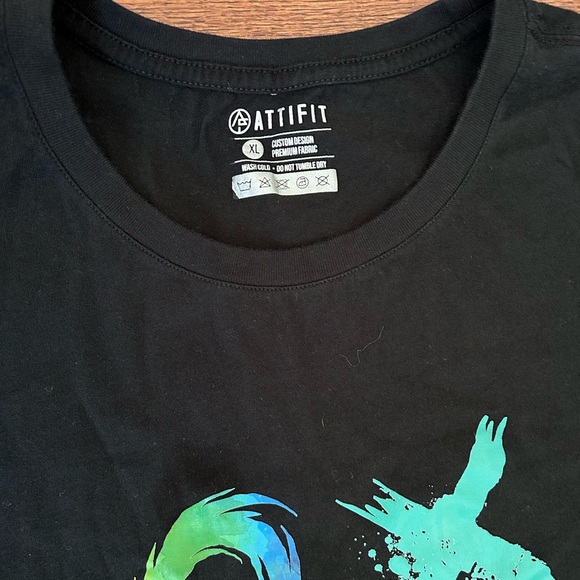 Smiley Face Cotton Short Sleeve T-Shirt - Picture 3 of 5